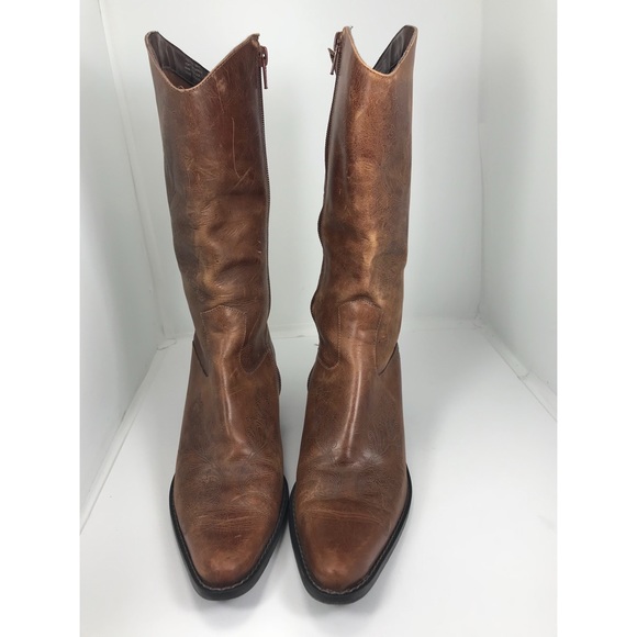 Matisse Wichita Brown Tall Mid Calf Western Boots - Picture 2 of 8
